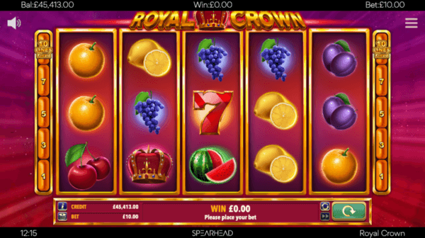 Crown expandently slot