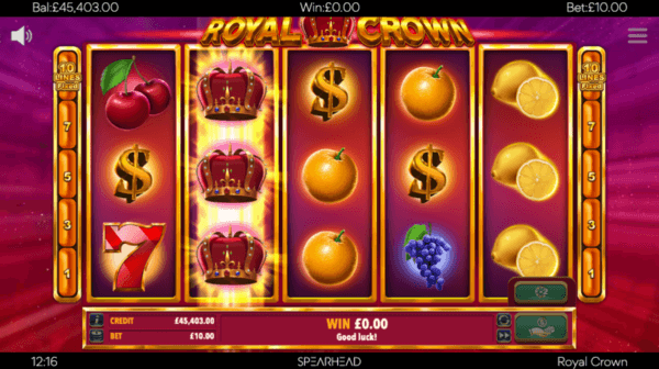 Cash 10 Royal Crown