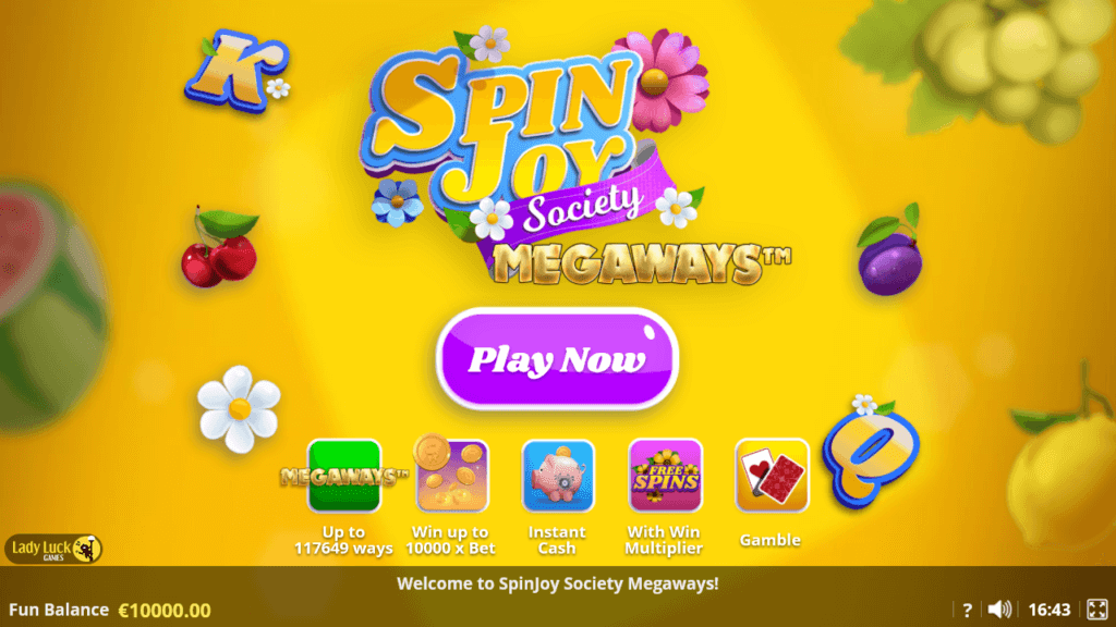 Spinjoy Society Megaways Screenshot 1