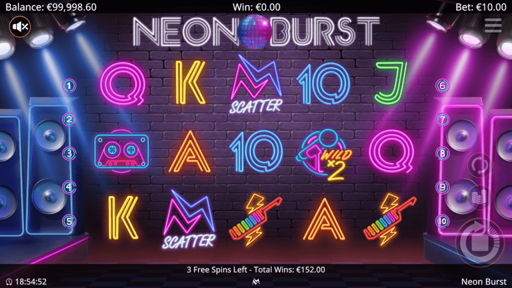 Neon Burst Screenshot 2