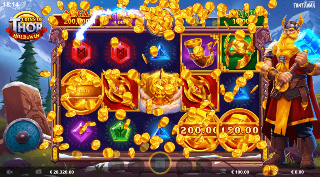 Coins of Thor Hold & Win Screenshot 4