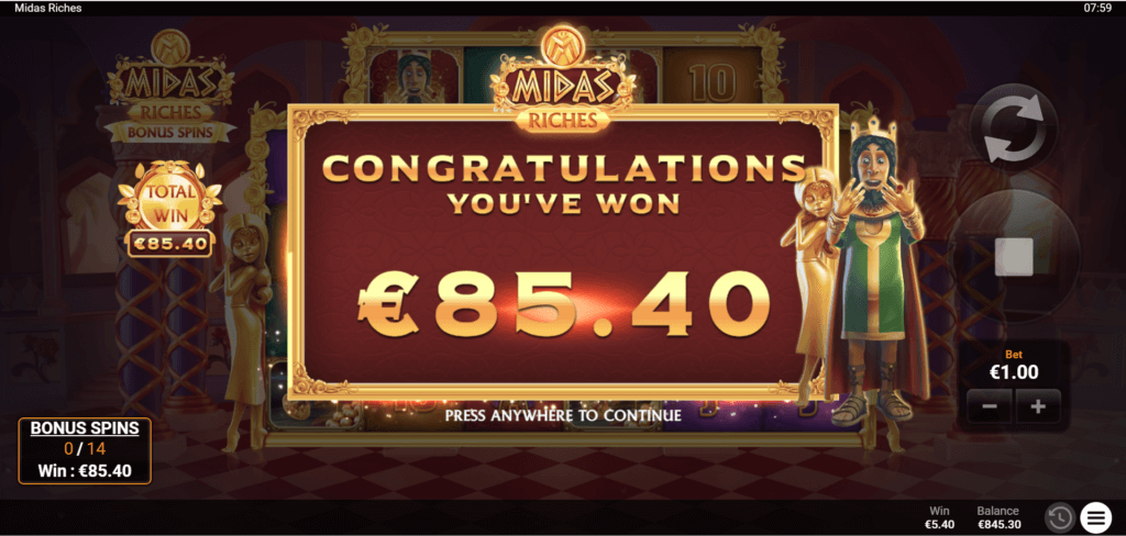 Midas Riches Screenshot 2