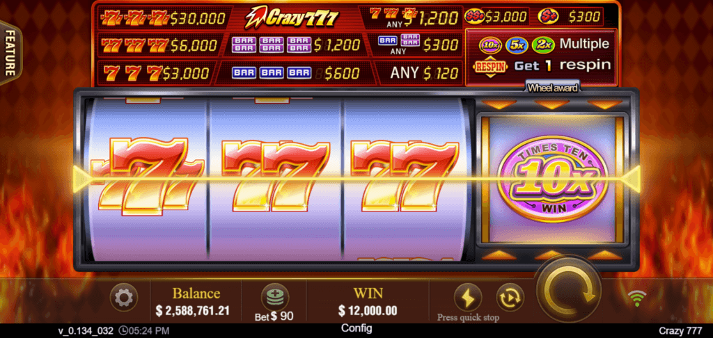 Crazy 777 Screenshot 1