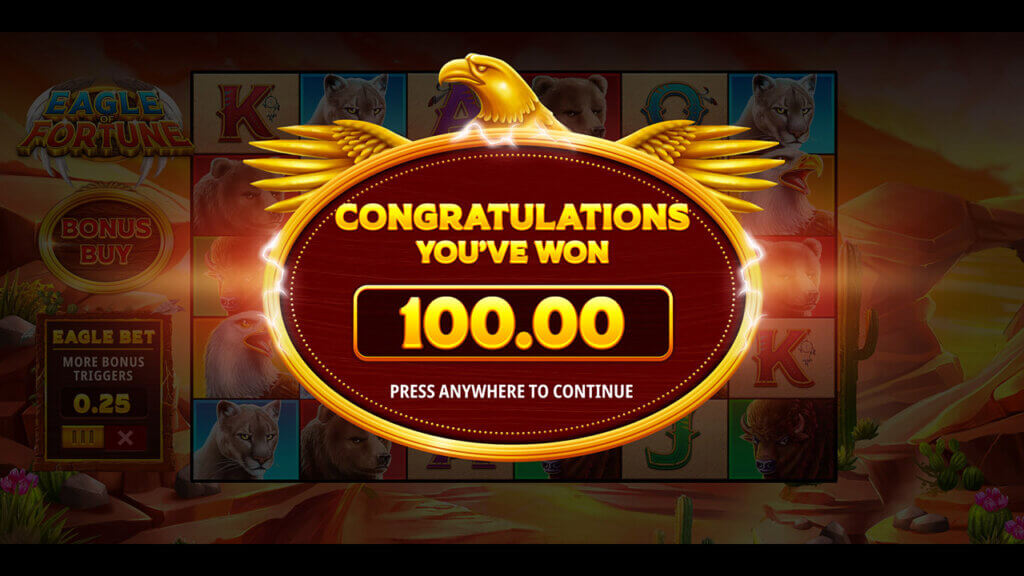 Eagle of Fortune Screenshot 1