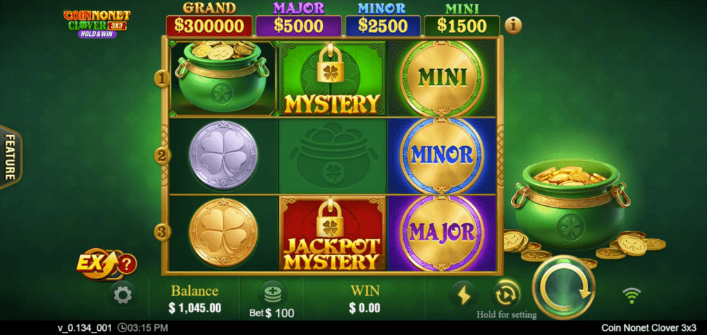 Coin Nonet Clover 3×3 Screenshot 7