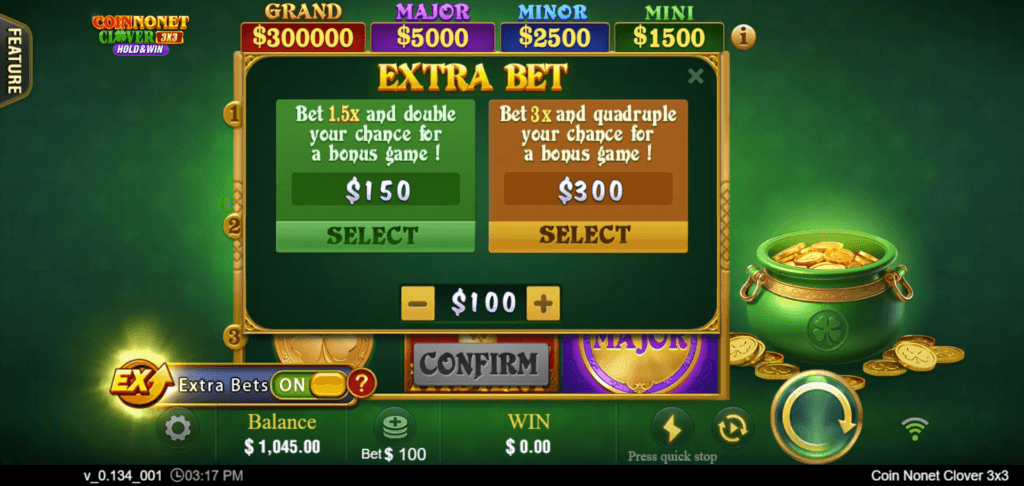 Coin Nonet Clover 3×3 Screenshot 8