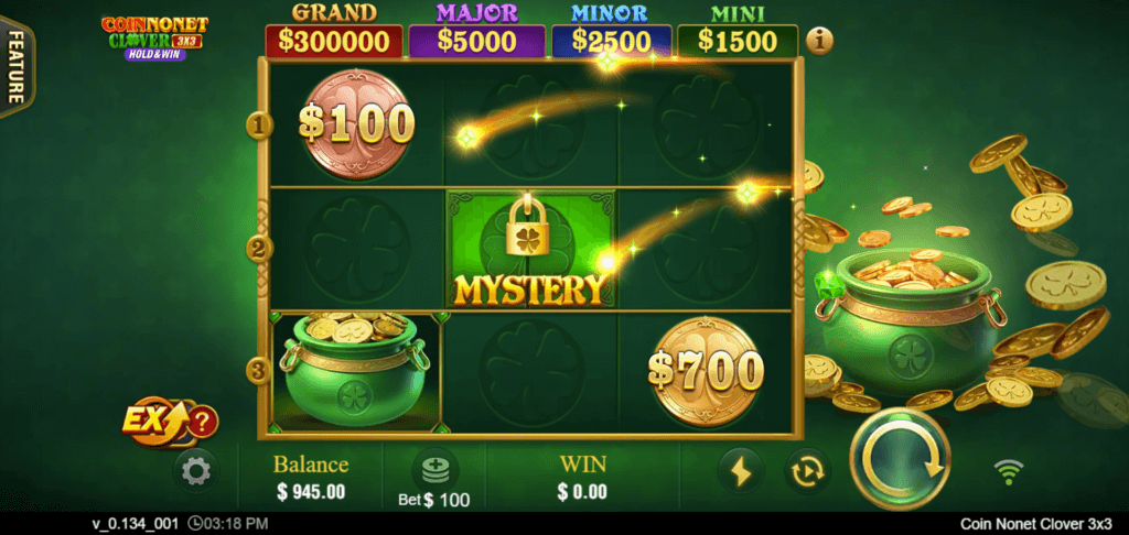 Coin Nonet Clover 3×3 Screenshot 9